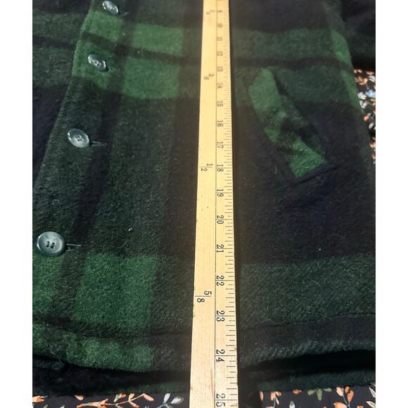 Vintage McGregor 50s 60s Wool Plaid Tweed Lined Car Coat Size Medium RARE! - Picture 7 of 8